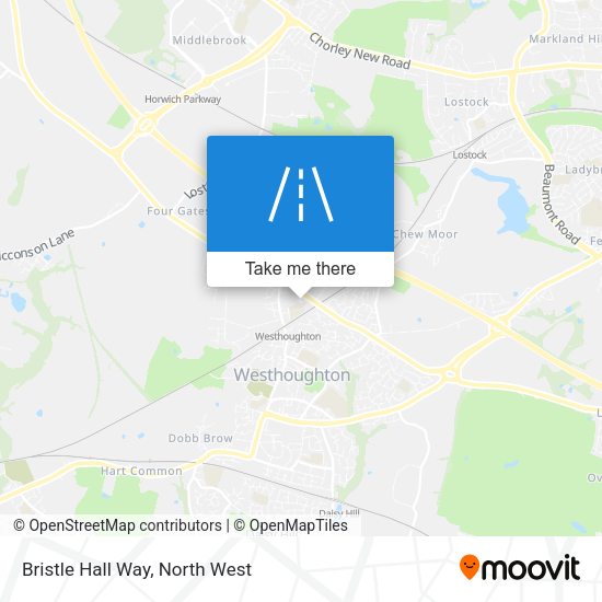 Bristle Hall Way map