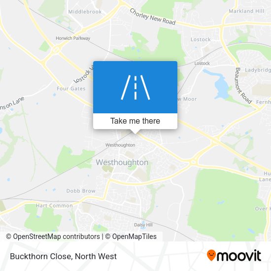 Buckthorn Close map