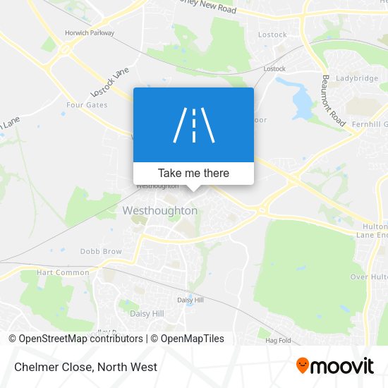 Chelmer Close map