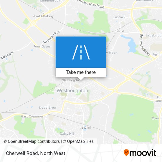 Cherwell Road map