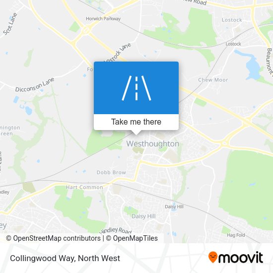 Collingwood Way map