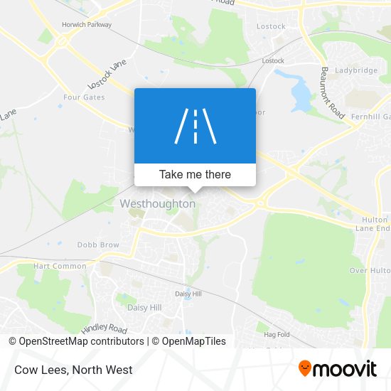 Cow Lees map
