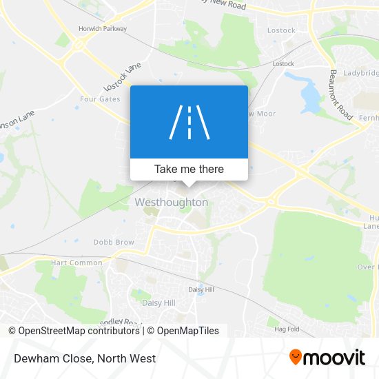 Dewham Close map