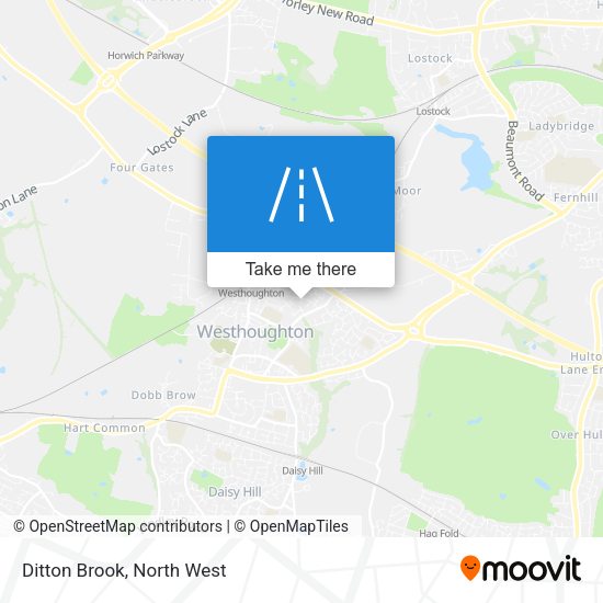 Ditton Brook map