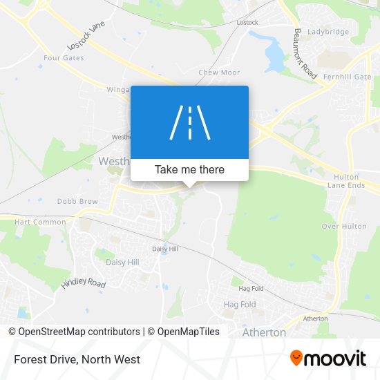 Forest Drive map