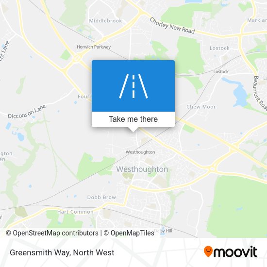 Greensmith Way map