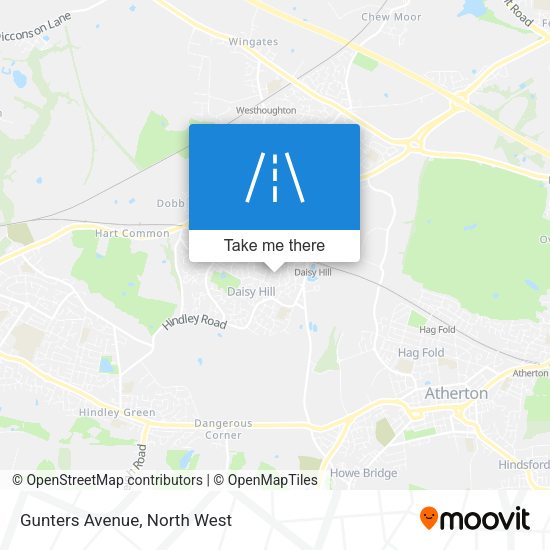 Gunters Avenue map