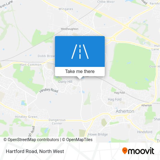 Hartford Road map