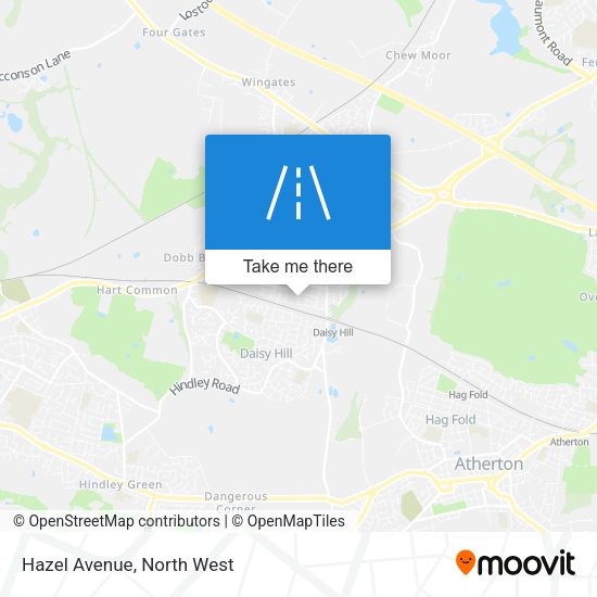 Hazel Avenue map