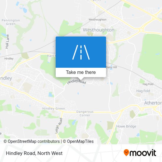 Hindley Road map