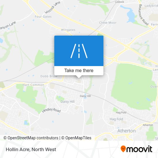 Hollin Acre map