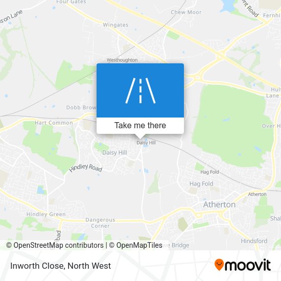 Inworth Close map