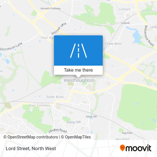 Lord Street map