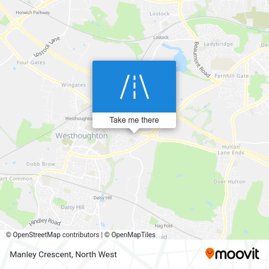 Manley Crescent map