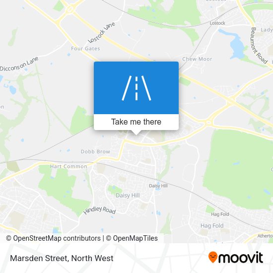 Marsden Street map