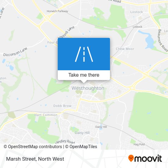 Marsh Street map