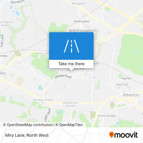 Miry Lane map