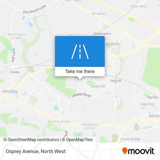 Osprey Avenue map