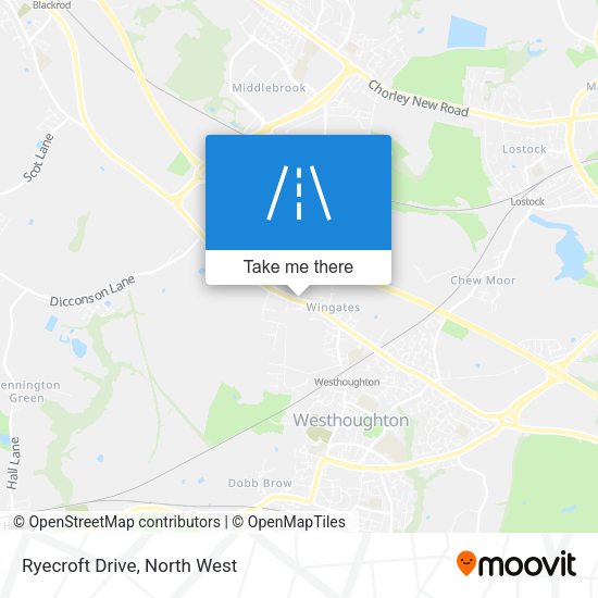 Ryecroft Drive map
