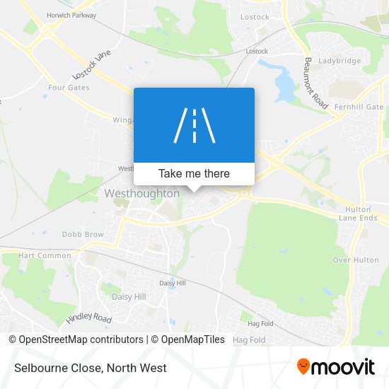Selbourne Close map