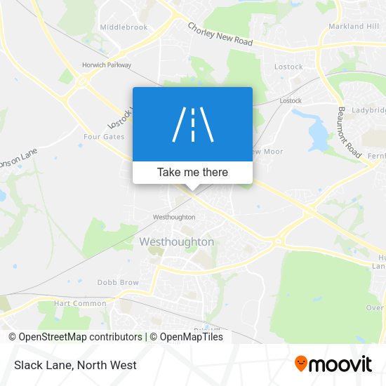 Slack Lane map