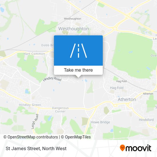 St James Street map