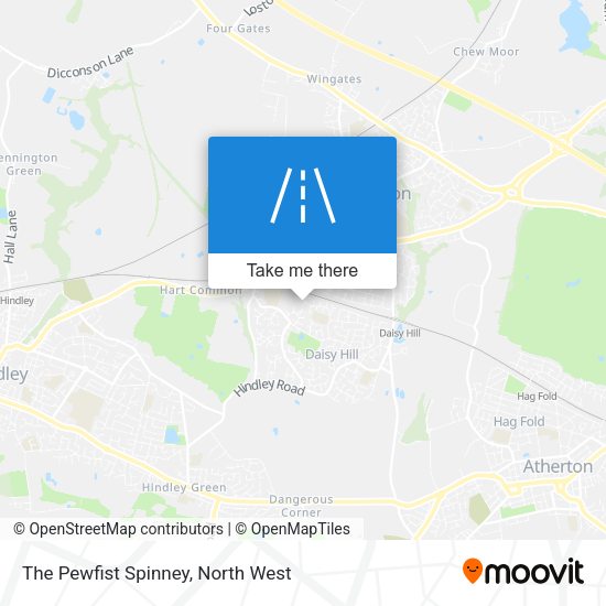The Pewfist Spinney map