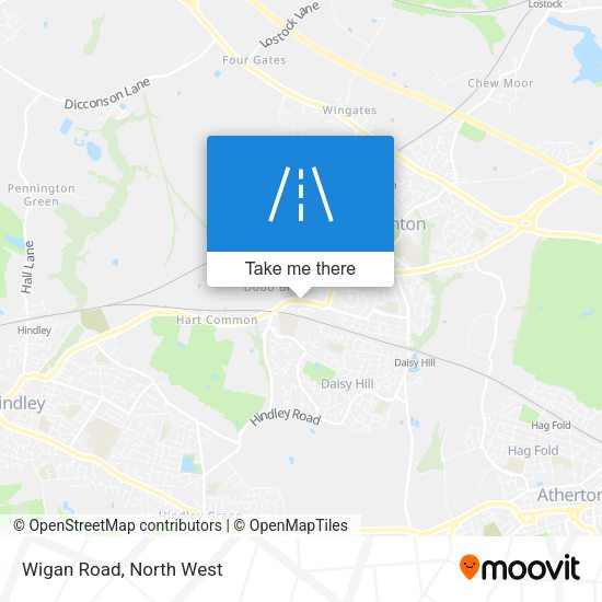 Wigan Road map