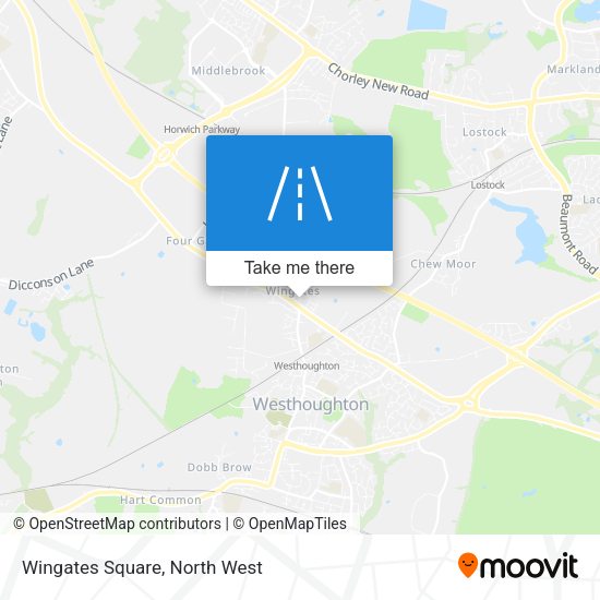 Wingates Square map