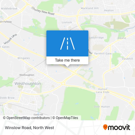 Winslow Road map