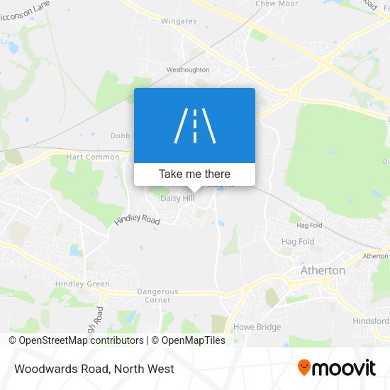 Woodwards Road map
