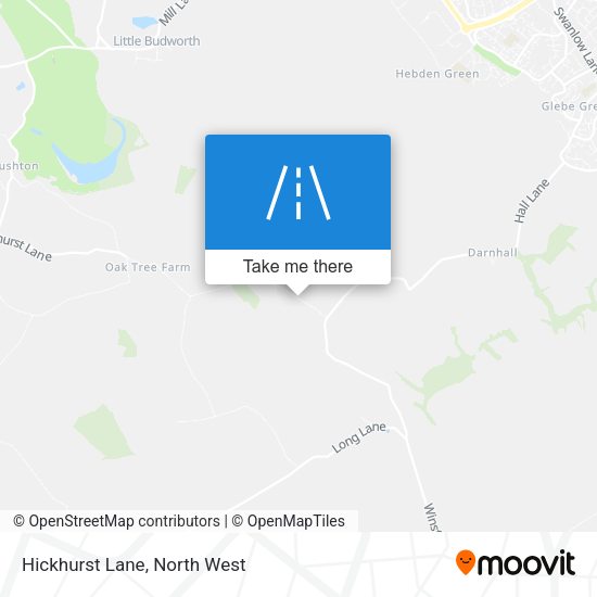 Hickhurst Lane map
