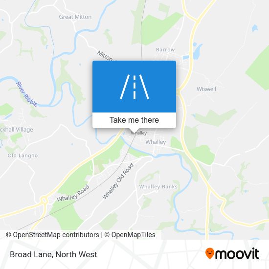 Broad Lane map