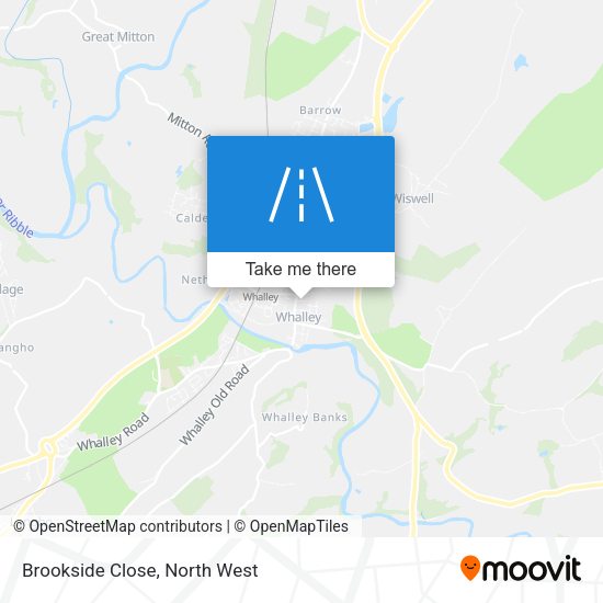 Brookside Close map