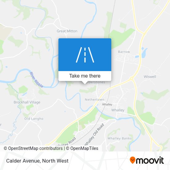 Calder Avenue map