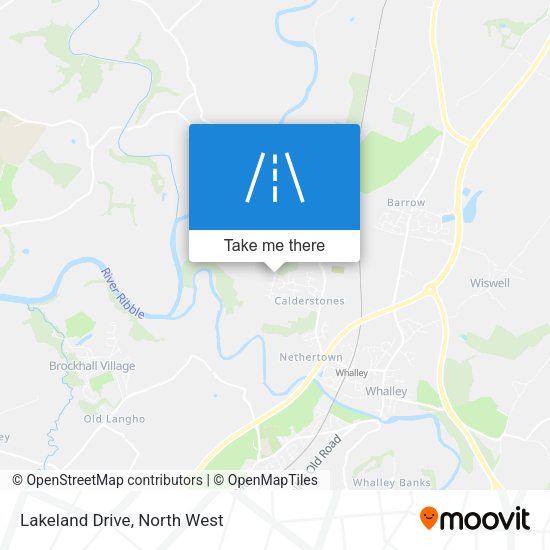 Lakeland Drive map