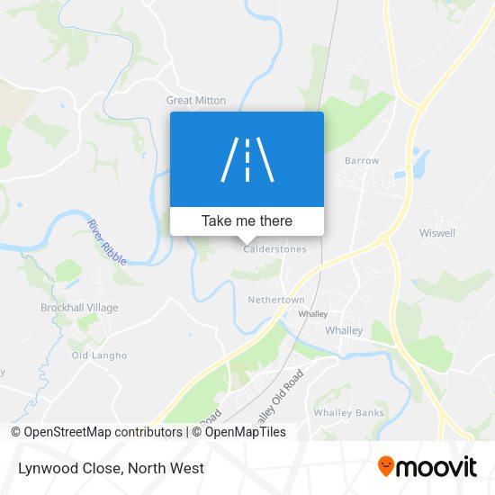 Lynwood Close map