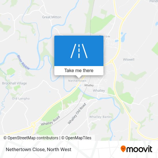 Nethertown Close map