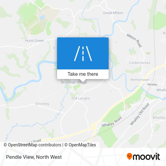 Pendle View map