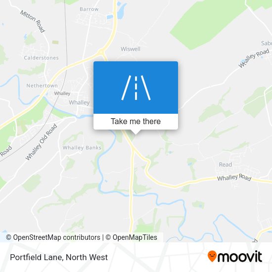 Portfield Lane map