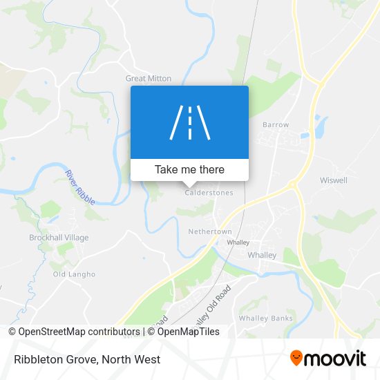 Ribbleton Grove map