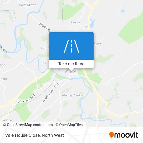 Vale House Close map