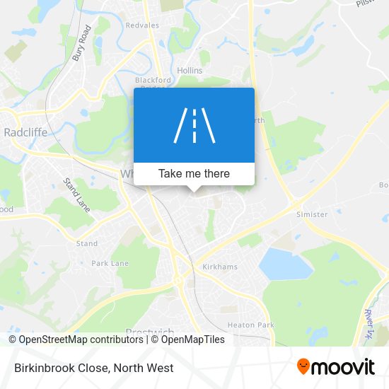 Birkinbrook Close map