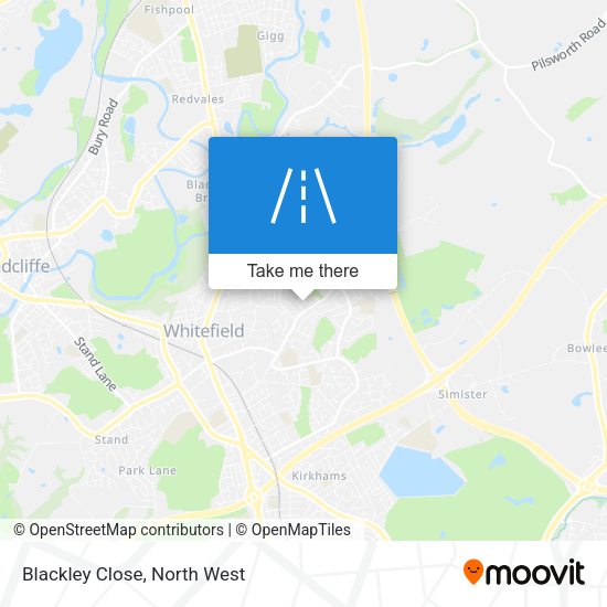 Blackley Close map