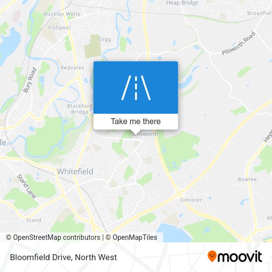 Bloomfield Drive map