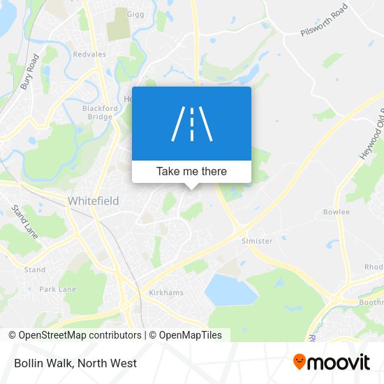 Bollin Walk map