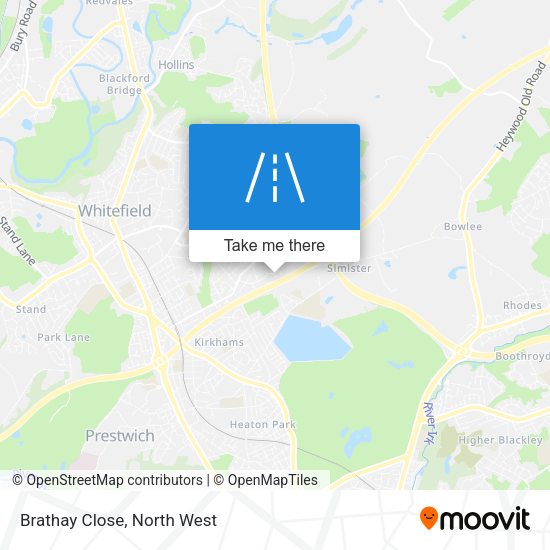 Brathay Close map