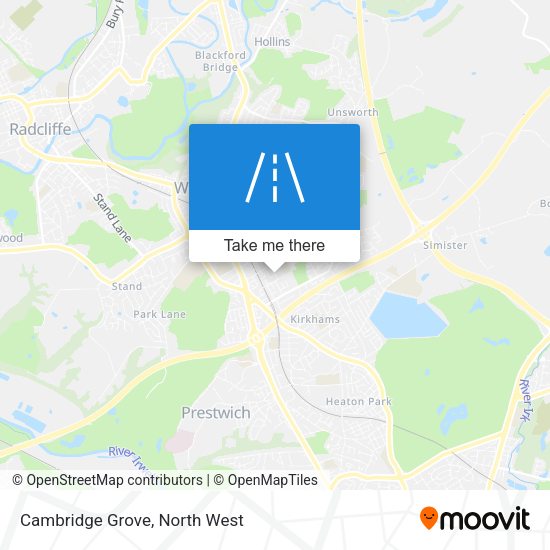 Cambridge Grove map
