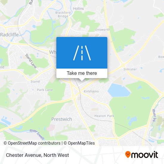 Chester Avenue map