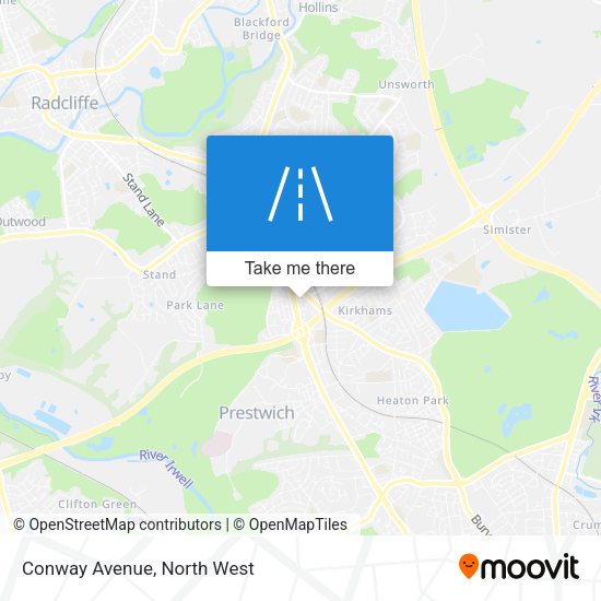 Conway Avenue map